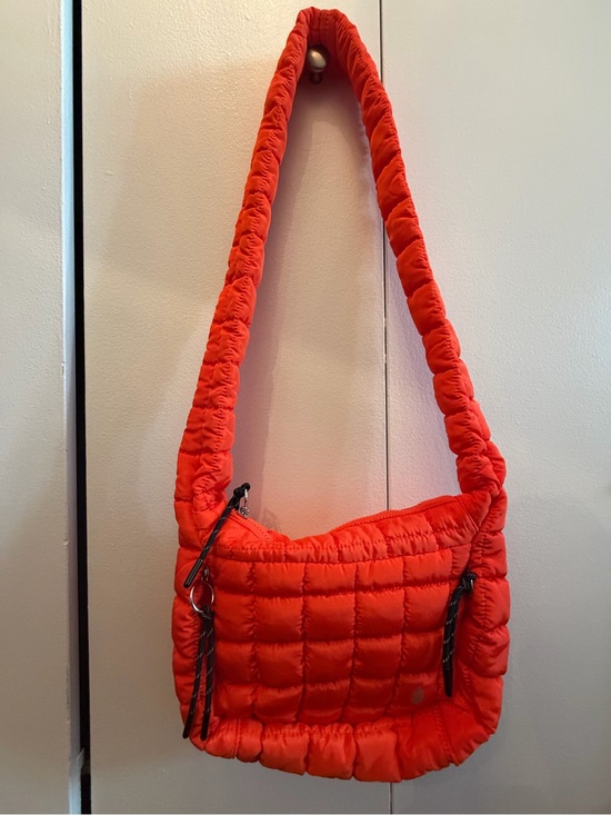 FP Movement by Free People Handbags - FP Movement by Free People Quilted Red Puffer Crossbody Bag